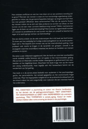 Sociale psychologie 9789462925496 Pol Craeynest, Verzenden, Zo goed als nieuw, Pol Craeynest