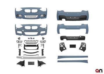 M-Pakket Sport + Performance Diffuser BMW 1 serie F20 B3871, Nieuw, Voor, BMW