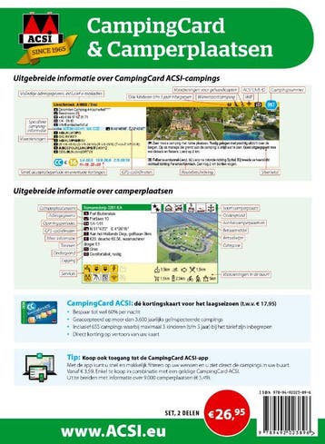 CampingCard & Camperplaatsen 2020 / ACSI Campinggids ACSI, Verzenden, Gelezen, ACSI