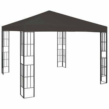 vidaXL Prieel 3x3 m antraciet, Verzenden, Nieuw