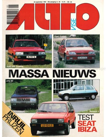 1984 AUTOVISIE MAGAZINE 20 NEDERLANDS, Nieuw, Author