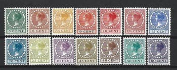 Nederland 1924/1926 - Nederland Veth zegels 149-62, Gestempeld