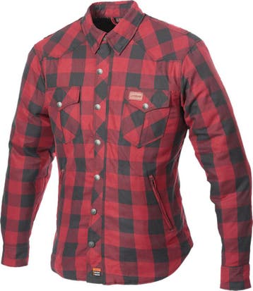 Büse Fairbanks Dames Zwart Rood Motor Overhemd, Motoren, Nieuw met kaartje, Jas | textiel, Verzenden, Dames