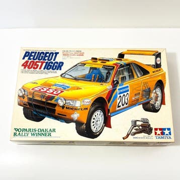 Tamiya 1:24 - Modelbouwdoos - CAMEL Peugeot 405 T16GR 90, Nieuw