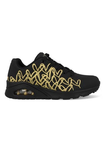 Skechers Uno - Golden Heart 177975/BKGD Zwart-38, Verzenden, Nieuw, Zwart