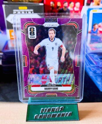 2026 Panini Prizm Harry Kane 109 Parallel card, Serialized, Nieuw