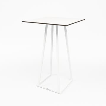 Stapelbare Statafel | Aluminium | Wit | 70×70×110 cm, Verzenden, Nieuw in verpakking