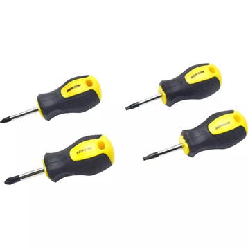 Benson Stubby schroevendraaierset - 4-delig - Softgrip -..., Ophalen of Verzenden, Nieuw