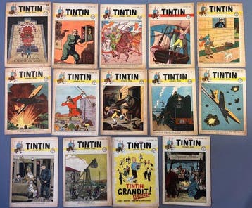 Tintin - Le Journal de Tintin - Première année complète - 14, Boeken, Strips | Comics, Nieuw