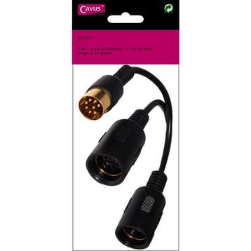 Cavus Verloopkabel PL8  RJ45 - 2x8 polig Din female BCY00..., Verzenden, Nieuw