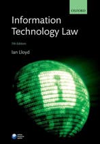 Information Technology Law 9780198702320 Ian Lloyd, Verzenden, Gelezen, Ian Lloyd