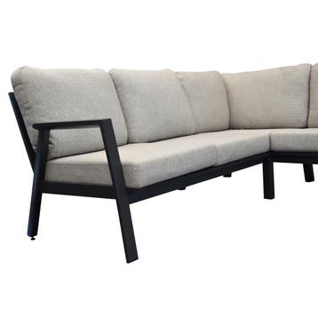 Barolo hoek dining loungeset 4 delig aluminium verstelbare, Ophalen of Verzenden, Nieuw, Aluminium