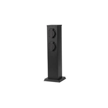 Tuinpaal contactdoos viervoudig - 230V - 40cm, Ophalen of Verzenden, Nieuw, Stopcontact