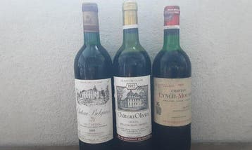 1985 Château Belgrave, 1982 Château Olivier & 1973 Château, Nieuw