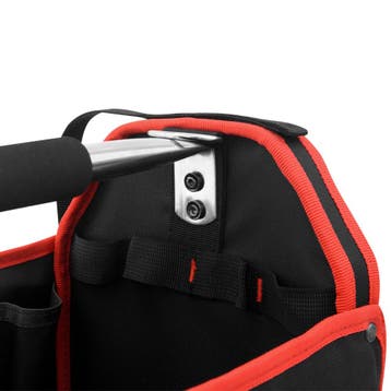 Gereedschapstas Zwart/Rood 42cm (Voor in Huis), Doe-het-zelf en Verbouw, Verzenden, Nieuw