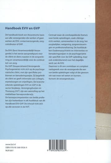 Handboek EVV en GVP 9789036809269 Marjan van Rooyen, Verzenden, Zo goed als nieuw, Marjan van Rooyen