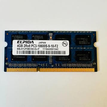 Elpida EBJ4UF8BCS0-DJ-F – 4GB DDR3 SODIMM – 204-Pin – 1333, Ophalen of Verzenden, Nieuw