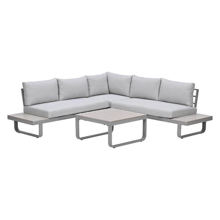 Garden Impressions Diego loungeset 4-delig - taupe, Tuin en Terras, Tuinsets en Loungesets, Verzenden