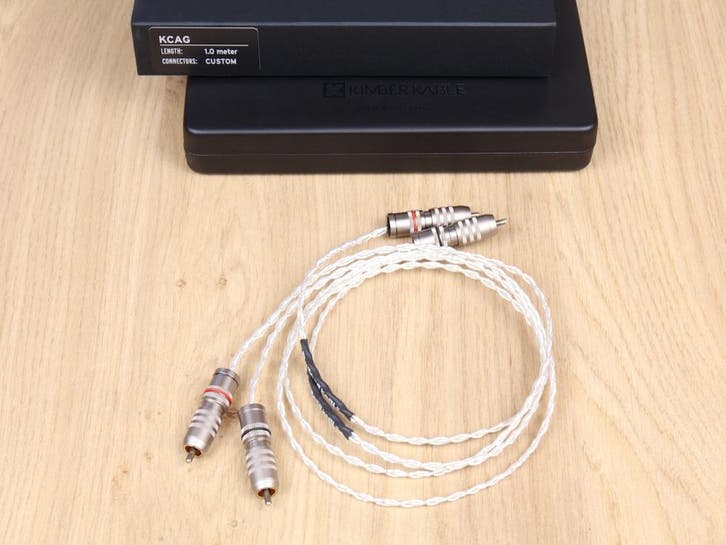 Kimber Kable KCAG silver audio interconnects Siltech SST RCA, Audio, Tv en Foto, Audiokabels en Televisiekabels, Overige kabels
