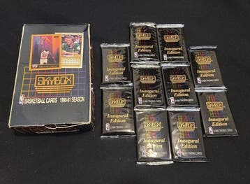 1990/91 Skybox Basketball Cards Michael Jordan, Magic, Nieuw
