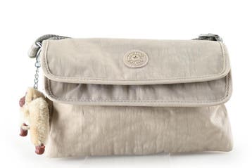 Kipling Schoudertas Beige, Verzenden, Zo goed als nieuw, Beige