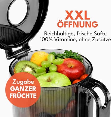 2dekans | Lebenlang Slow Juicer sapcentrifuge - Incl. 2, Huis en Inrichting, Ophalen of Verzenden, Zo goed als nieuw