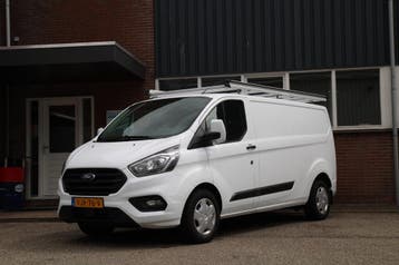 Ford Transit Custom 340 2.0 TDCI 130PK L2H1 Trend / Trekhaak, Gebruikt, Wit, Leder, Ford