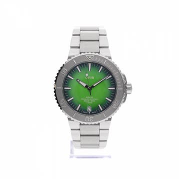 Oris Aquis 5-Days Payoon Ltd. 01 400 7763 4117; Automat..., Overige merken, Polshorloge, Overige materialen, Ophalen of Verzenden