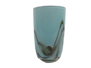 Vaasje van gemêleerd glas, Verzenden, Gebruikt