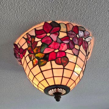 Tiffany stijl plafonnière / plafondlamp - Plafondlamp -