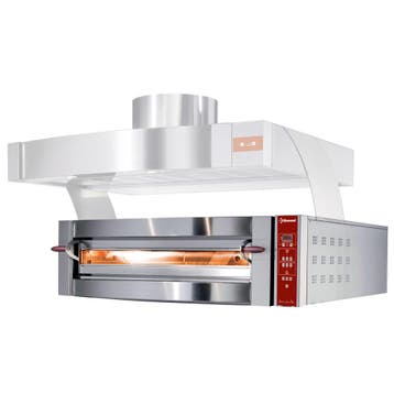 Pizzaoven | Elektrisch | 1x4 Ø350mm | Met Vuurvaste Stenen |, Verzenden, Nieuw in verpakking