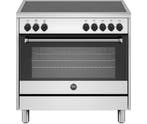 Bertazzoni MPL95I1EXP inductie fornuis met 5 zones, rvs1949, Ophalen of Verzenden, Nieuw