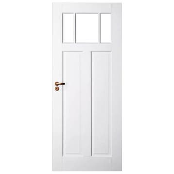 Skantrea binnendeur SKS1231 68x231,5 (Wit, Opdek universeel), Minder dan 80 cm, 215 cm of meer, Binnendeur, Nieuw