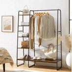 Open garderobe met legplanken en kledingroede, Verzenden, Nieuw