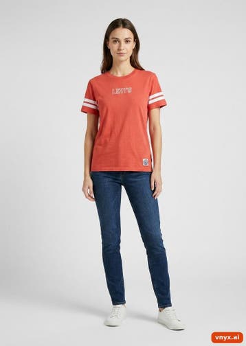 Levis T-shirts Dames maat S Oranje Vintage, Ophalen of Verzenden, Nieuw