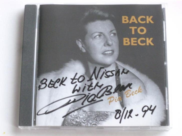 Pia Beck - Back to Beck (gesigneerd), Cd's en Dvd's, Cd's | Jazz en Blues, Ophalen of Verzenden