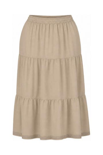 Pieces Rok in maat S Wit, Pieces, Verzenden, Zo goed als nieuw, Wit