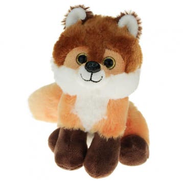 Pluche vos knuffel - zacht - 25 cm - bosdier, Verzenden, Nieuw