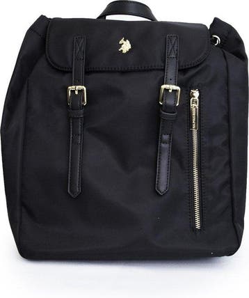 US POLO ASSN. Houston Rugzak Dames - Zwart, Verzenden, Nieuw