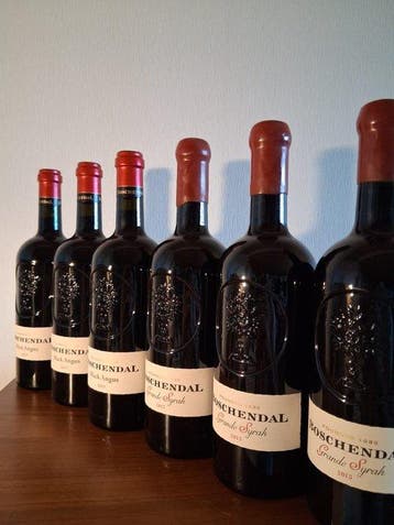 2015 x 3 Boschendal Grande Syrah & 2017 x 3 Black Angus, Nieuw