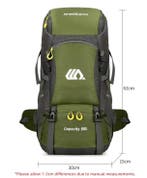 50L Outdoor Rugzak Waterafstotend Hiking Reizen Camping, Verzenden, Nieuw