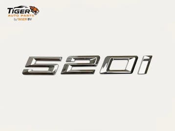 BMW E39 520i Kofferklep Embleem Chroom 1995-2003, Nieuw, Achter, BMW, Achterklep