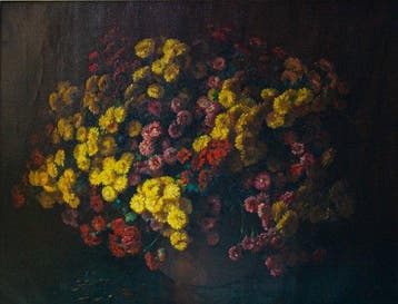 Jos Delaet (XX) - Fleurs au vase, Antiek en Kunst