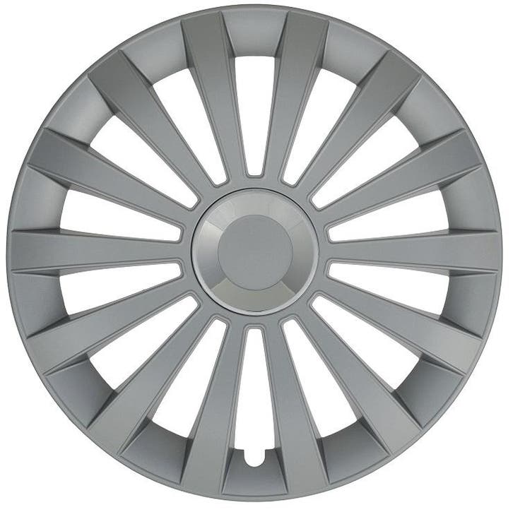 Wieldoppen  Meridian Ring Zilver 15 Inch, Auto diversen, Wieldoppen, Verzenden