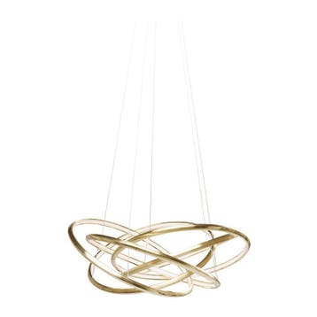 *WOONWINKEL* Kare Design Saturn Gouden LED Hanglamp Met Ring, Verzenden, Nieuw