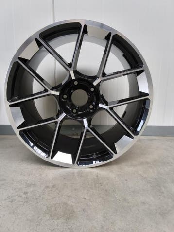 Set 4x Audi e-tron GT 21 inch velgen 5x130 breedset, Auto-onderdelen, Gebruikt, Velg(en), Personenwagen, 21 inch