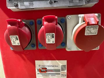 HELAF MULTI 63 Amp. Bouwstroomverdeler Bouwstroomkast, Ophalen of Verzenden, Gebruikt