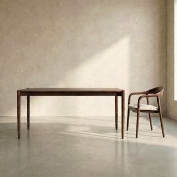 *WOONWINKEL* Design Eettafel Walnoot 180 X 90 Cm, Verzenden, Nieuw
