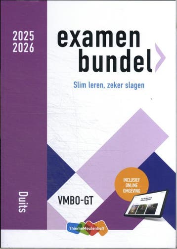 examen bundel Duits 20252026 Vmbo GT 9789006995305, Boeken, Schoolboeken, Verzenden, Zo goed als nieuw