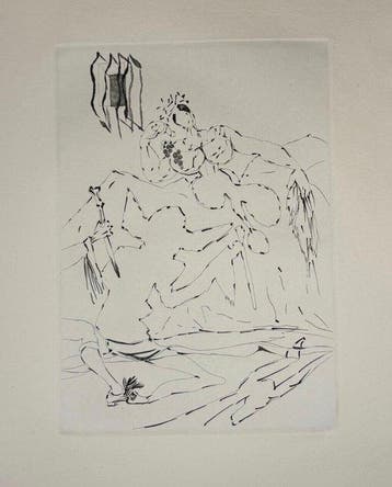 Salvador Dali (1904-1989) - Le Tricorne (El sombrero de tres, Antiek en Kunst